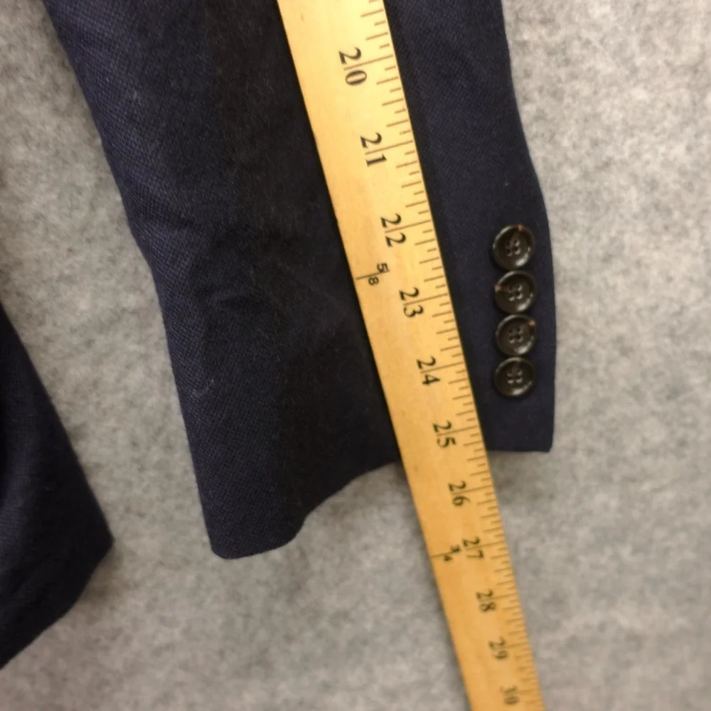 J Crew Ludlow Blazer Mens 44R Navy Blue SLIM Suit Jacket MOON English Wool